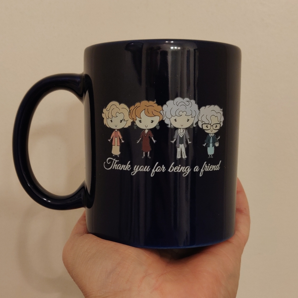 Chibi Golden Girls Navy Mug